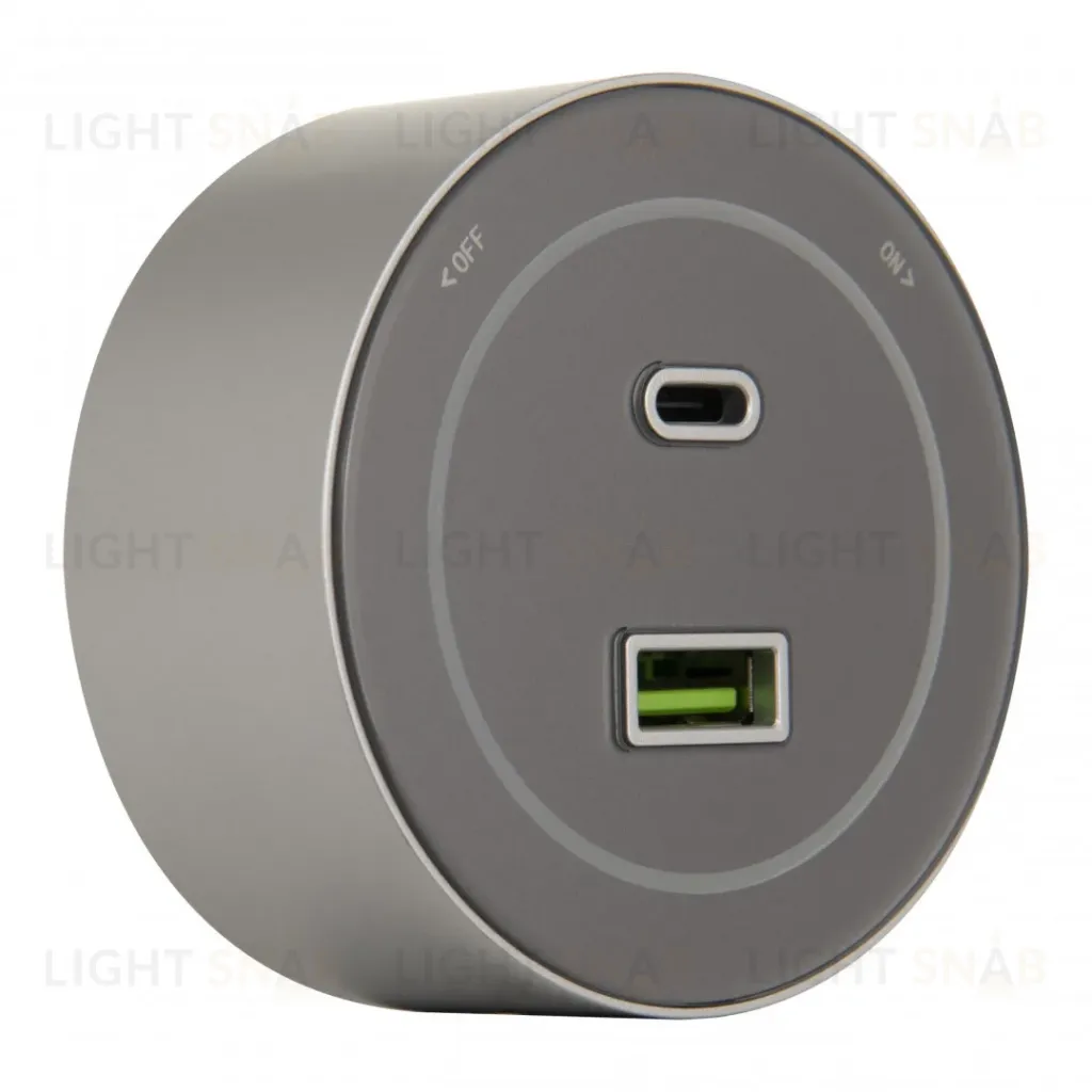 Трековая розетка Arte Milano Am-track-sockets-39 399732TS/USB-Type-C Silver 399732TS/USB-Type-C Silver