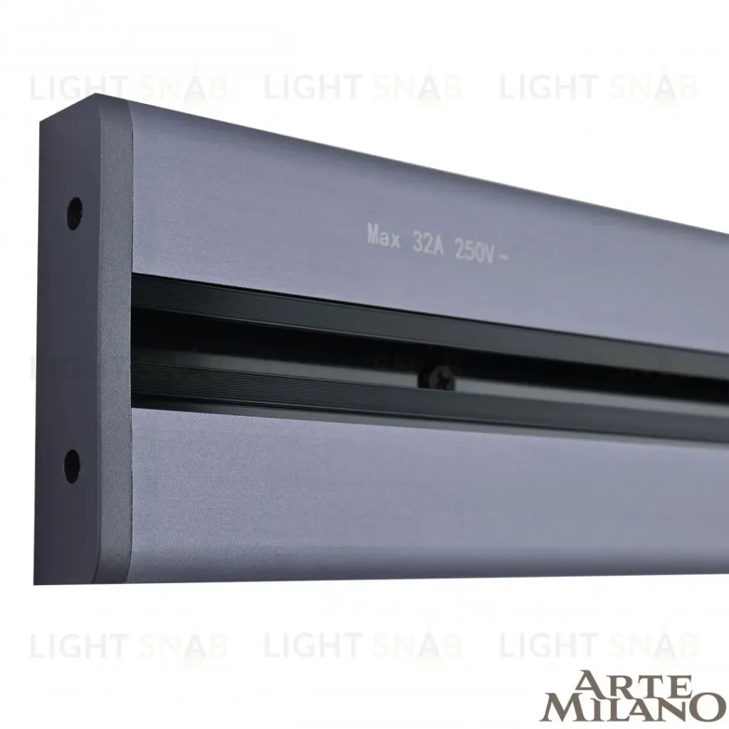 Накладной шинопровод с выключателем Arte Milano Am-track-sockets 385205TOB/50 Grey 385205TOB/50 Grey