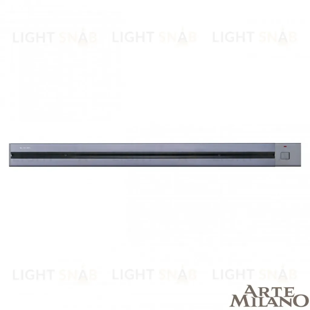 Накладной шинопровод с выключателем Arte Milano Am-track-sockets 385201TOB/100 Grey 385201TOB/100 Grey
