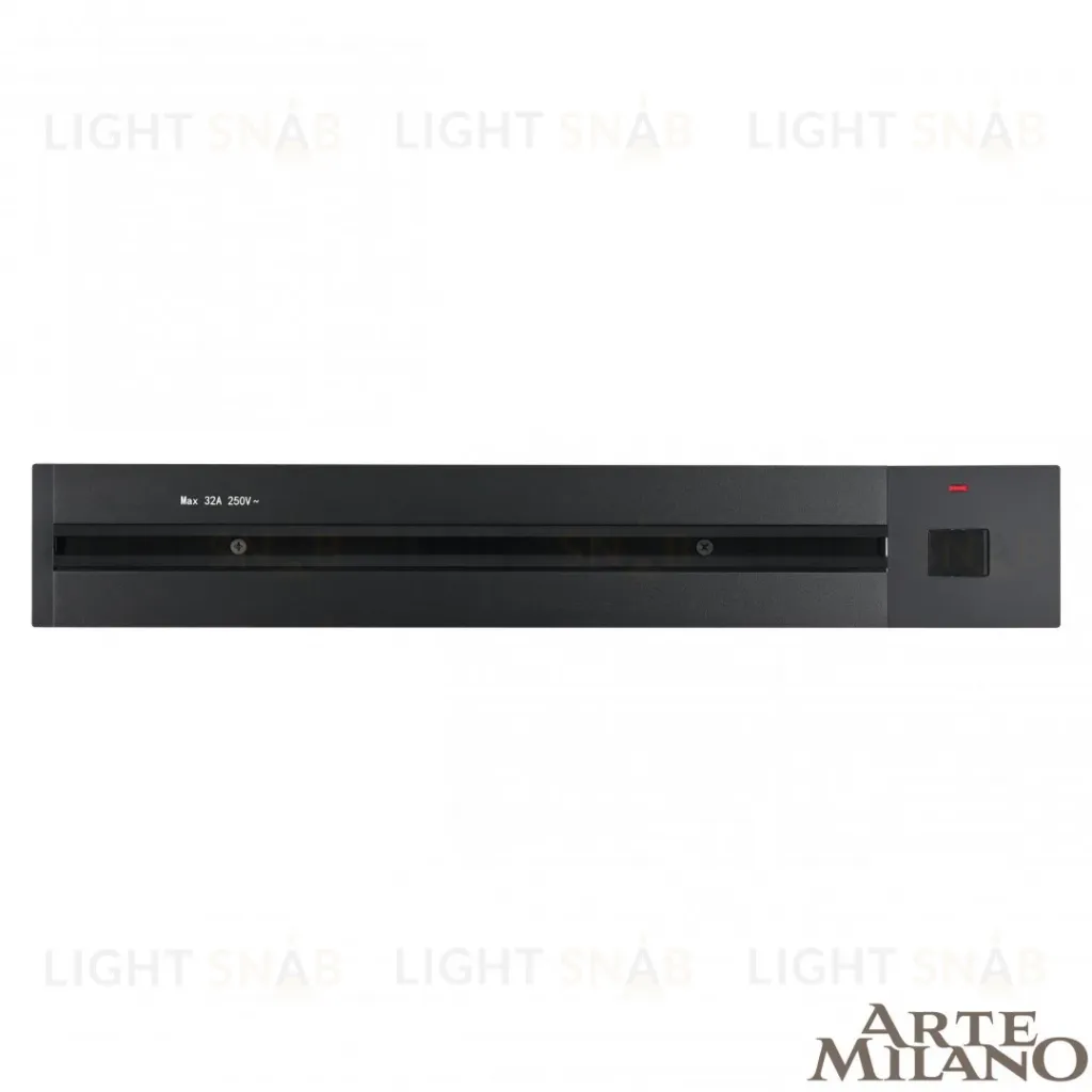 Встраиваемый шинопровод с выключателем Arte Milano Am-track-sockets 385205TBB/50 Black 385205TBB/50 Black