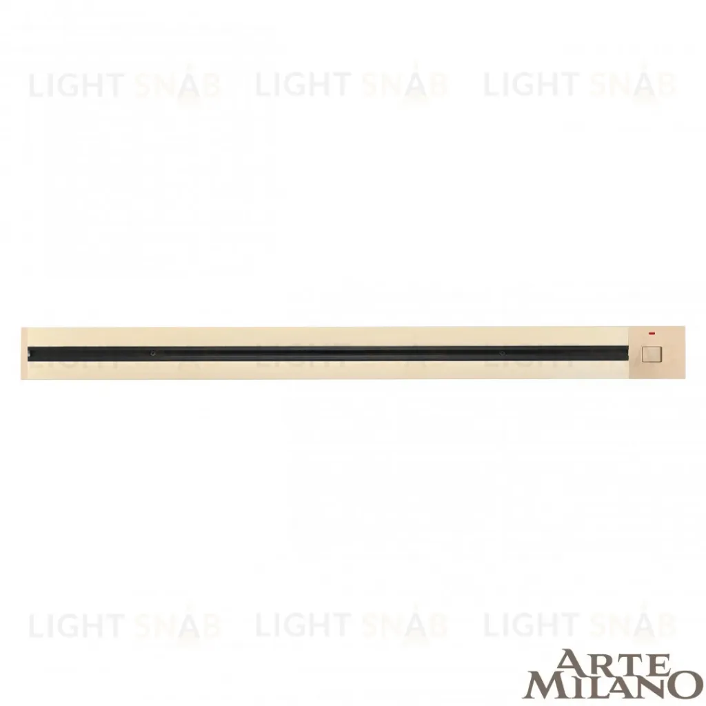 Встраиваемый шинопровод с выключателем Arte Milano Am-track-sockets 385201TBB/100 Gold 385201TBB/100 Gold