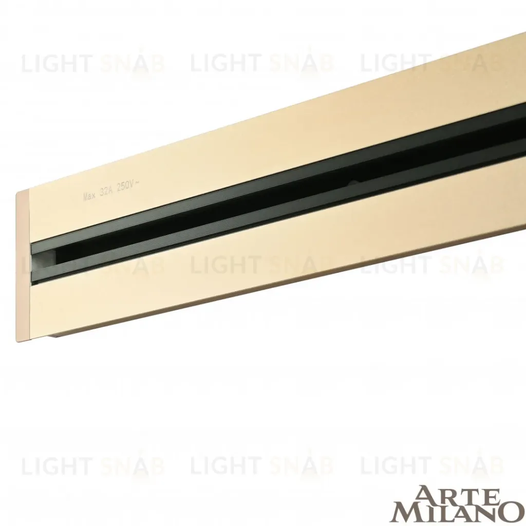 Встраиваемый шинопровод с выключателем Arte Milano Am-track-sockets 385201TBB/100 Gold 385201TBB/100 Gold