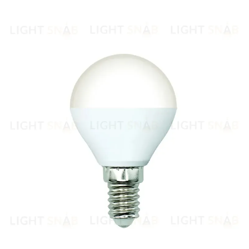 Лампа светодиодная Volpe E14 7W 3000K матовая LED-G45-7W/3000K/E14/FR/SLS UL-00008817 LED-G45-7W/3000K/E14/FR/SLS