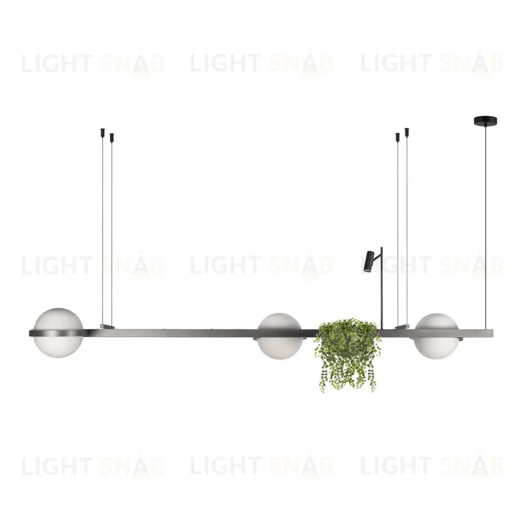 Подвесная люстра Loft IT Jardin 10121/C Dark grey 10121/C Dark grey