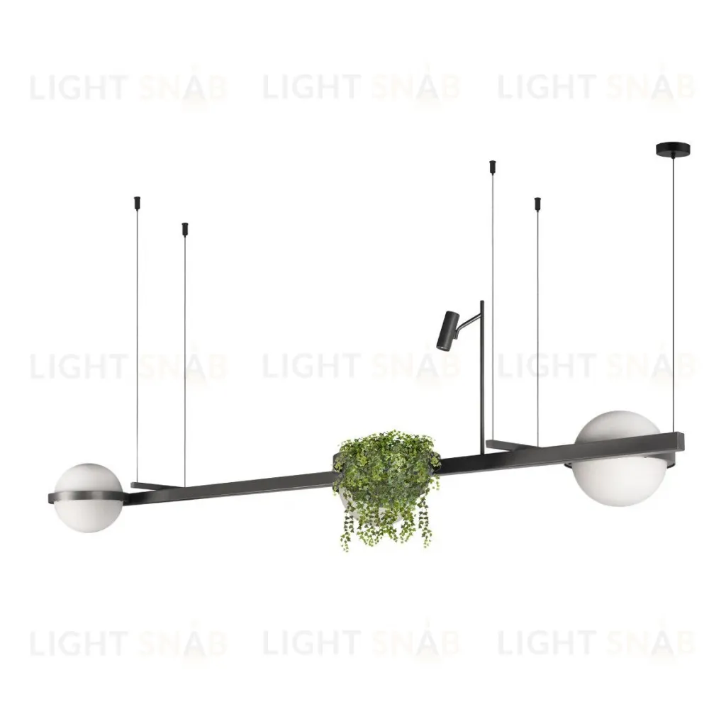 Подвесная люстра Loft IT Jardin 10121/C Dark grey 10121/C Dark grey