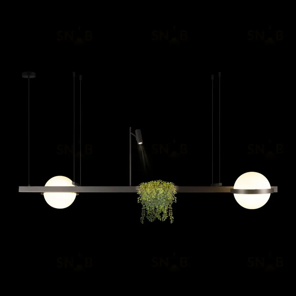 Подвесная люстра Loft IT Jardin 10121/D Dark grey 10121/D Dark grey