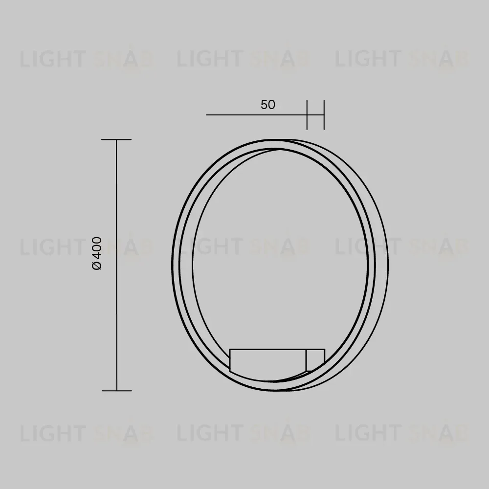 Настенный светильник Maytoni Rim MOD058WL-L25BSK MOD058WL-L25BSK