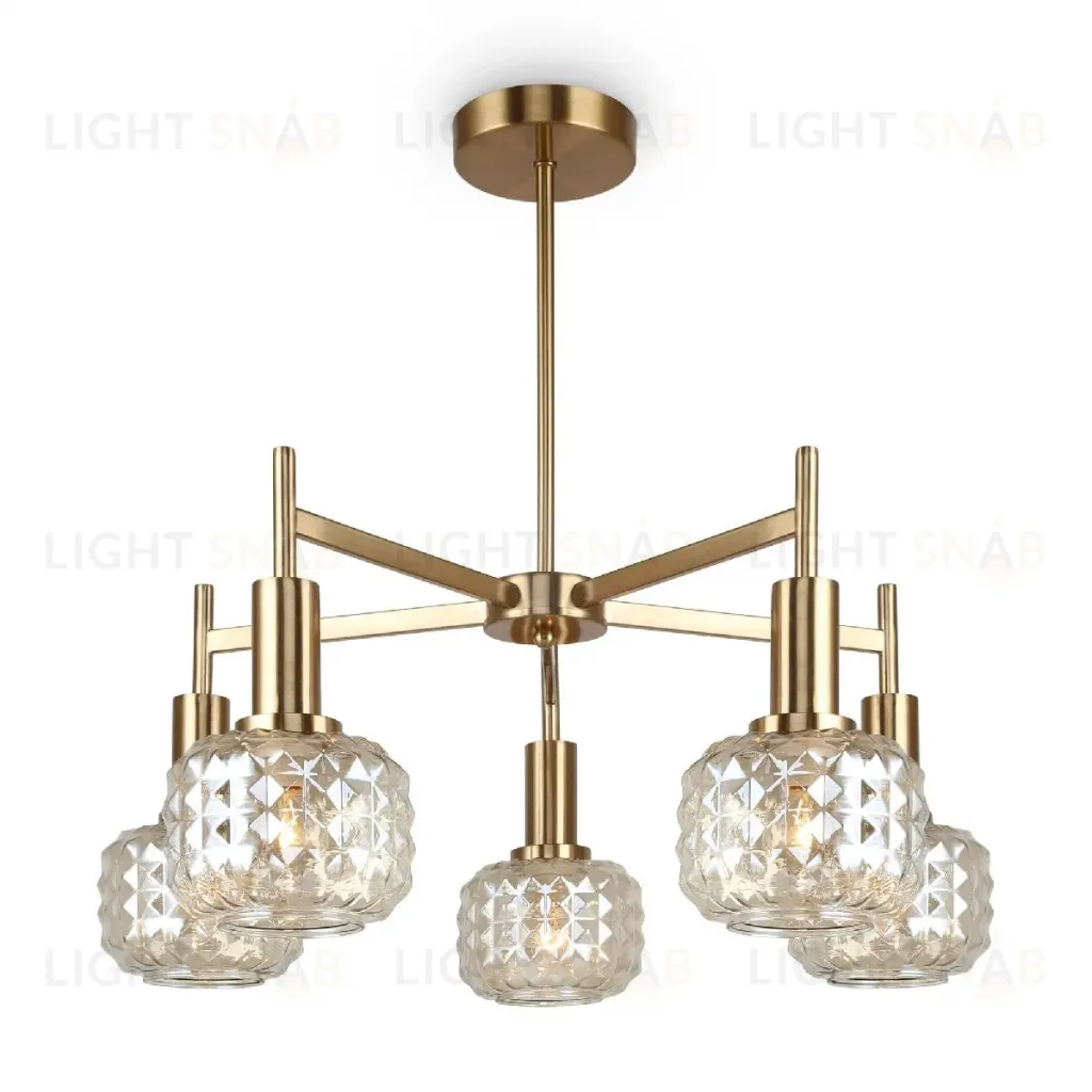 Люстра на штанге Freya Fero FR5366CL-05BS FR5366CL-05BS
