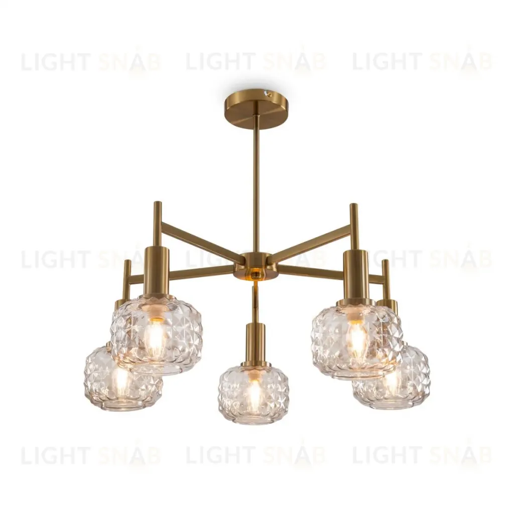 Люстра на штанге Freya Fero FR5366CL-05BS FR5366CL-05BS