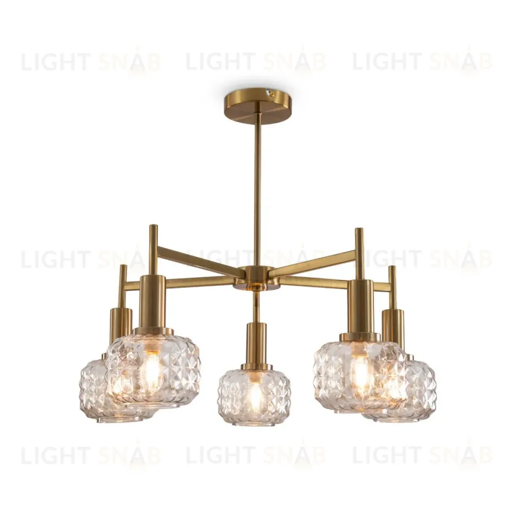 Люстра на штанге Freya Fero FR5366CL-05BS FR5366CL-05BS