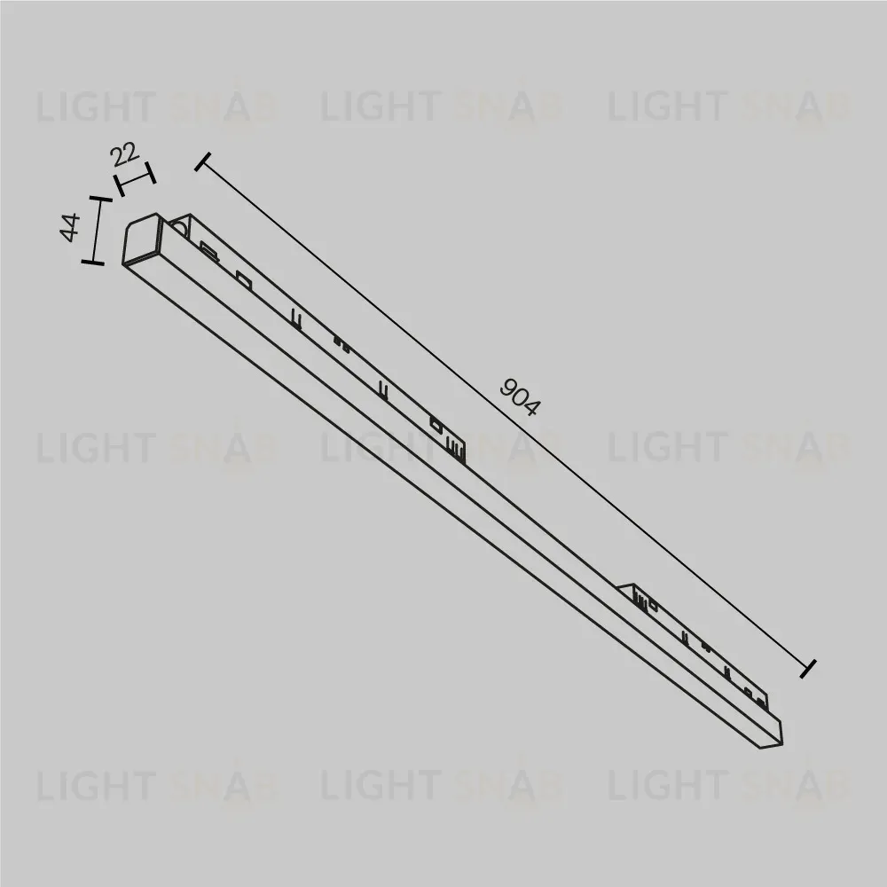 Трековый магнитный светильник Maytoni Basis TR030-4-30W3K-WW-DS-B TR030-4-30W3K-WW-DS-B