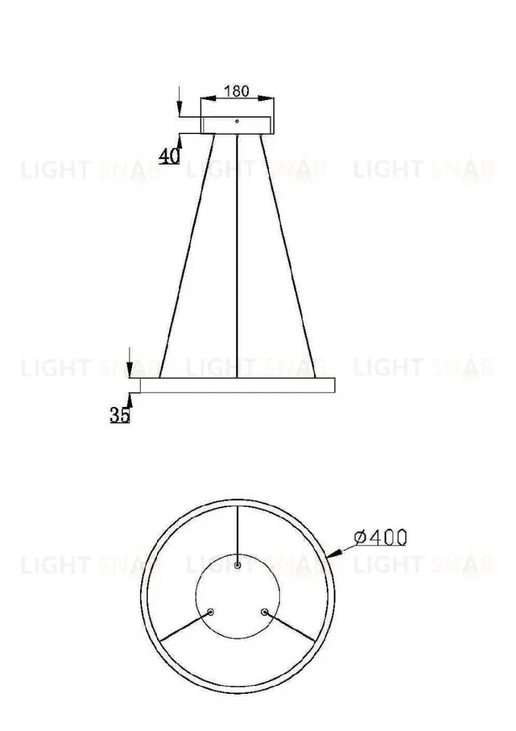 Подвесной светильник Maytoni Rim MOD058PL-L22BK MOD058PL-L22BK