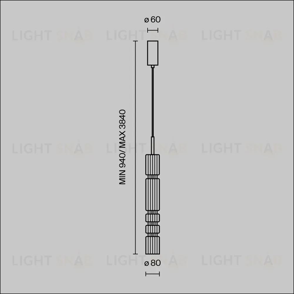 Подвесной светильник Maytoni Ordo MOD272PL-L12BS3K MOD272PL-L12BS3K