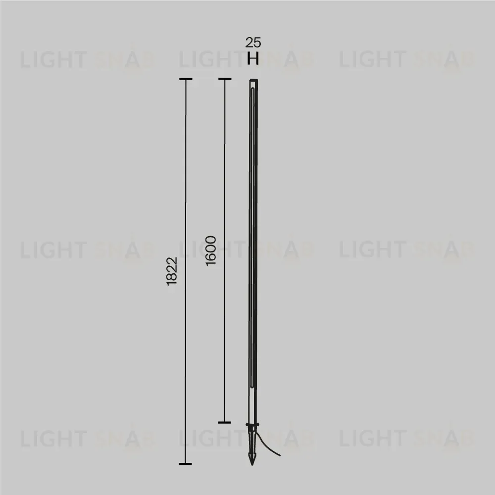 Ландшафтный светильник Maytoni Pole O440FL-L24GF3K O440FL-L24GF3K