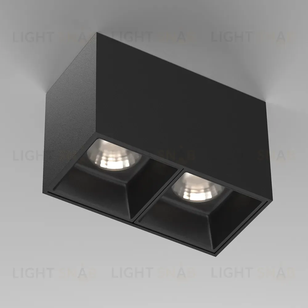 Накладной светильник Maytoni Alfa LED C065CL-02-L12W4K-B C065CL-02-L12W4K-B