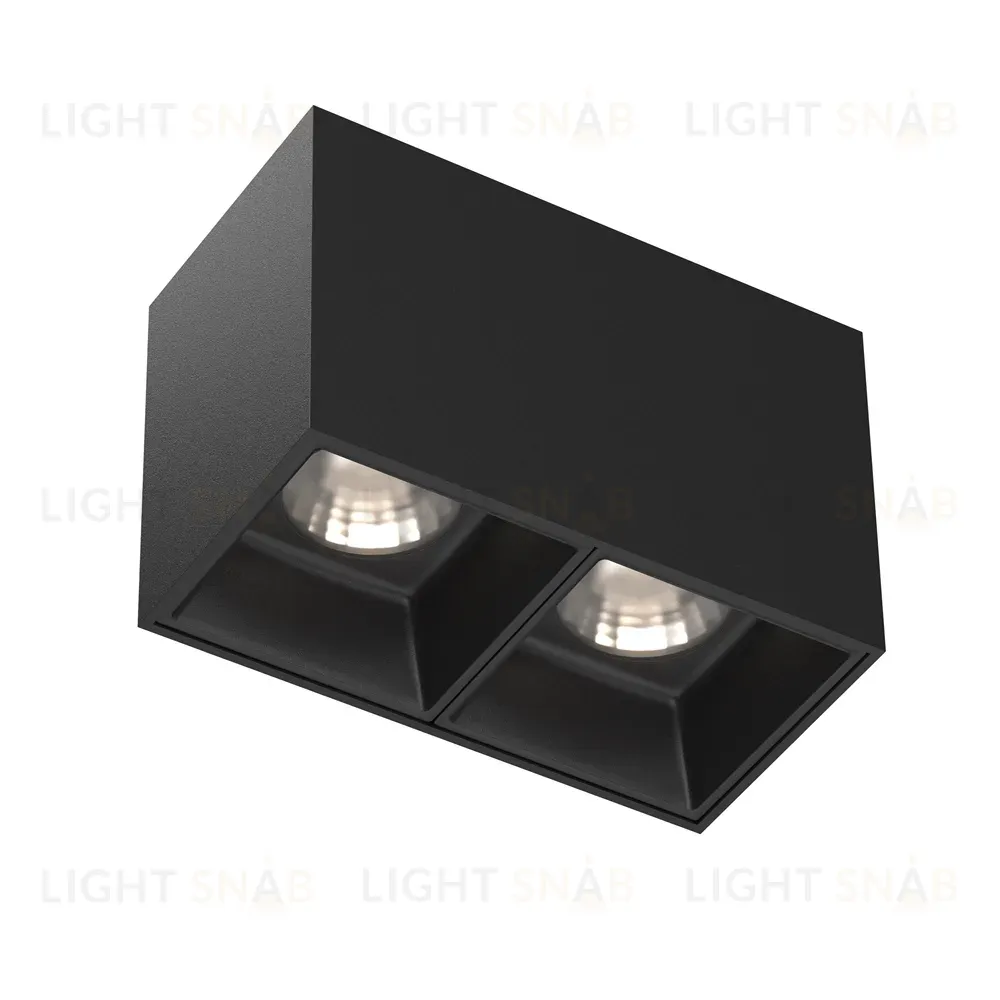 Накладной светильник Maytoni Alfa LED C065CL-02-L12W4K-B C065CL-02-L12W4K-B
