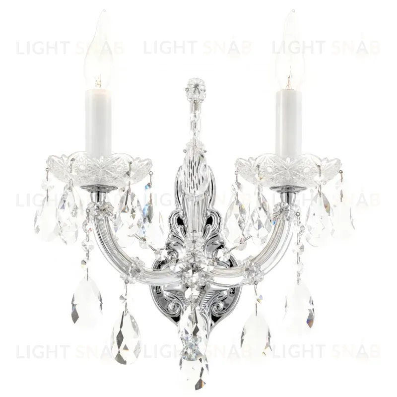Бра iLamp Diamond W6071-2 CR+CL W6071-2 CR+CL