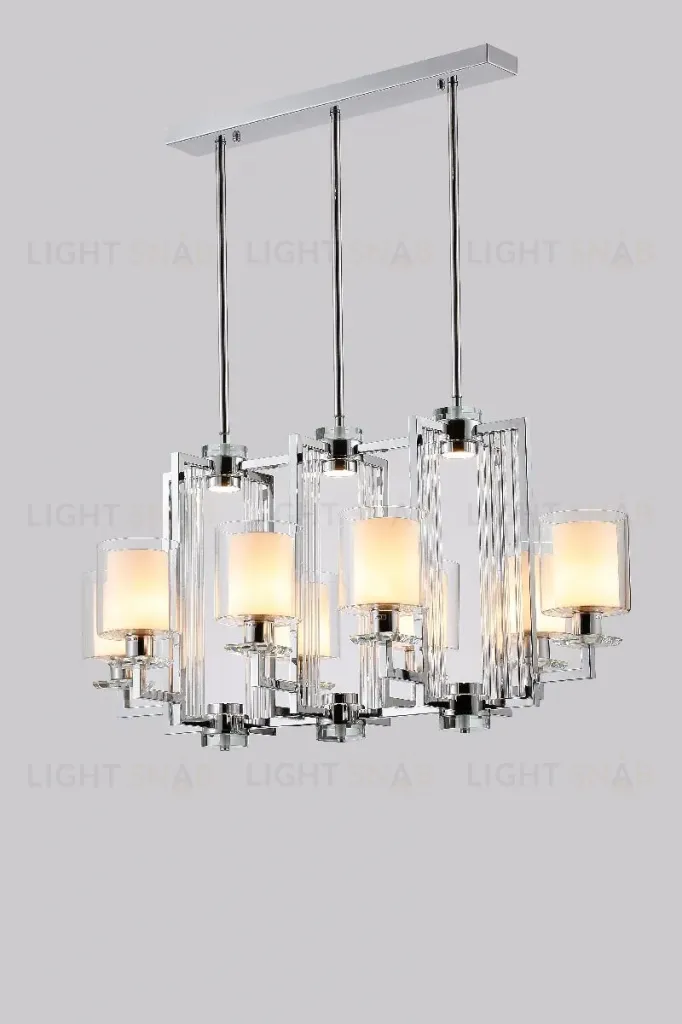 Подвесная люстра iLamp King RM6201-8P CR+CL RM6201-8P CR+CL