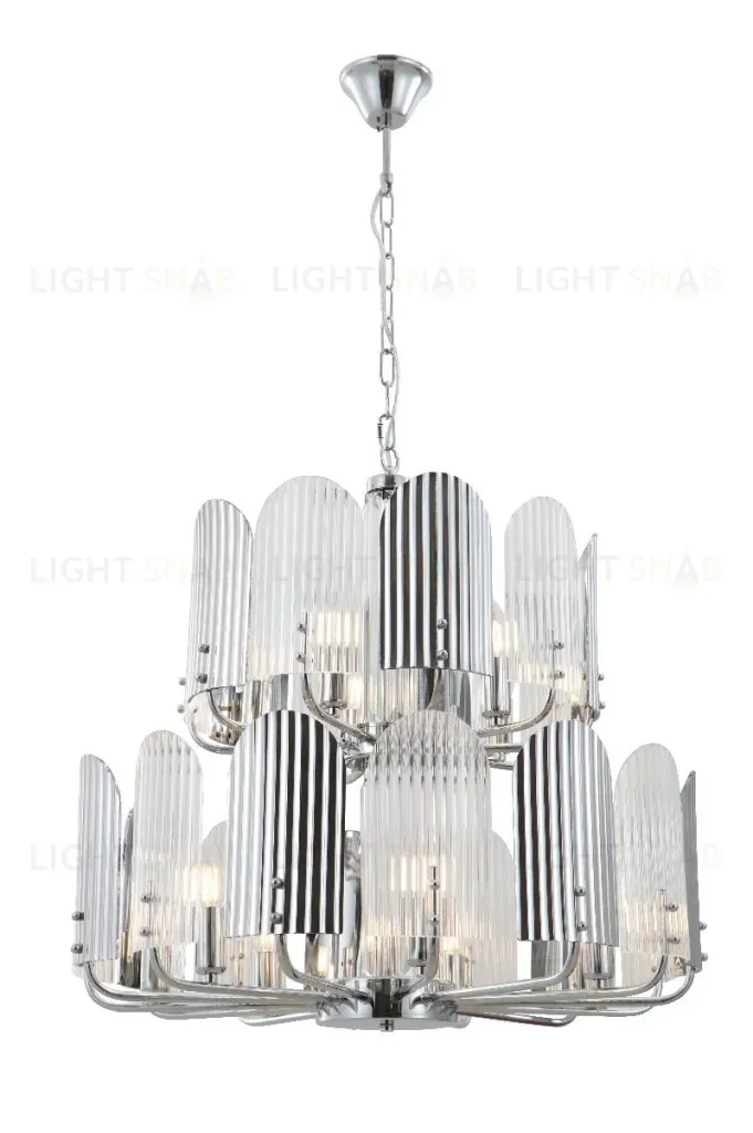 Подвесная люстра iLamp Dolce 15571-12 CR+MULT 15571-12 CR+MULT