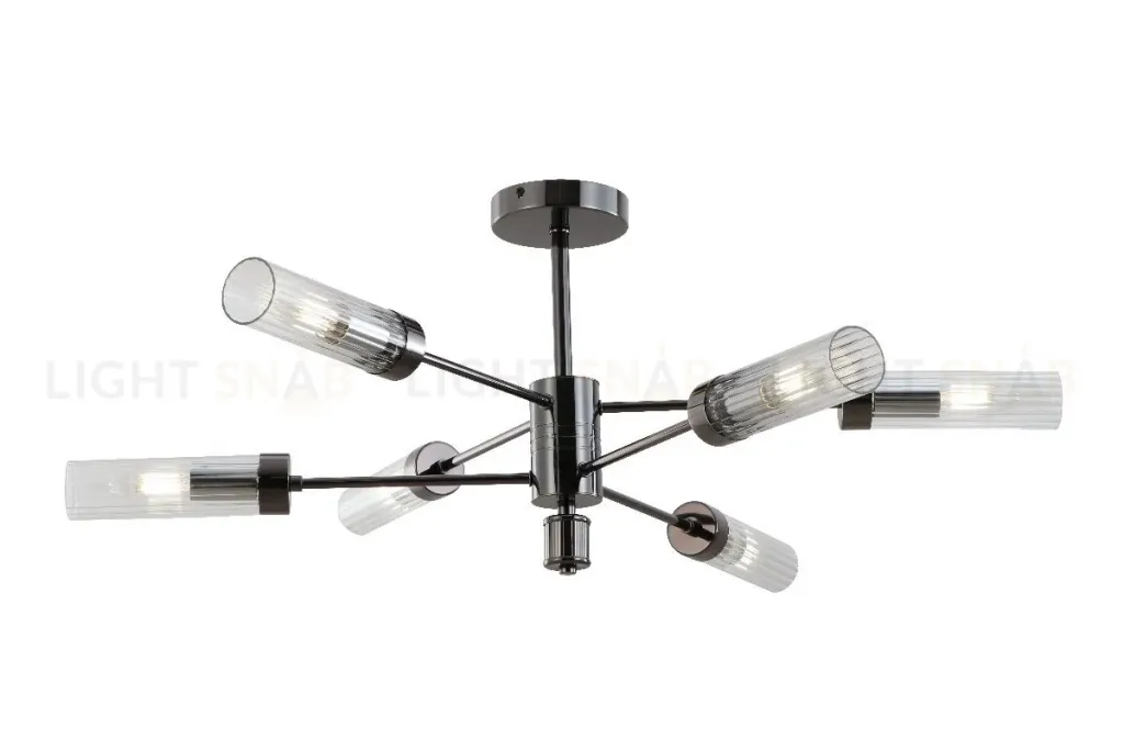 Люстра на штанге iLamp Evolution 15609-6 AN+CL 15609-6 AN+CL
