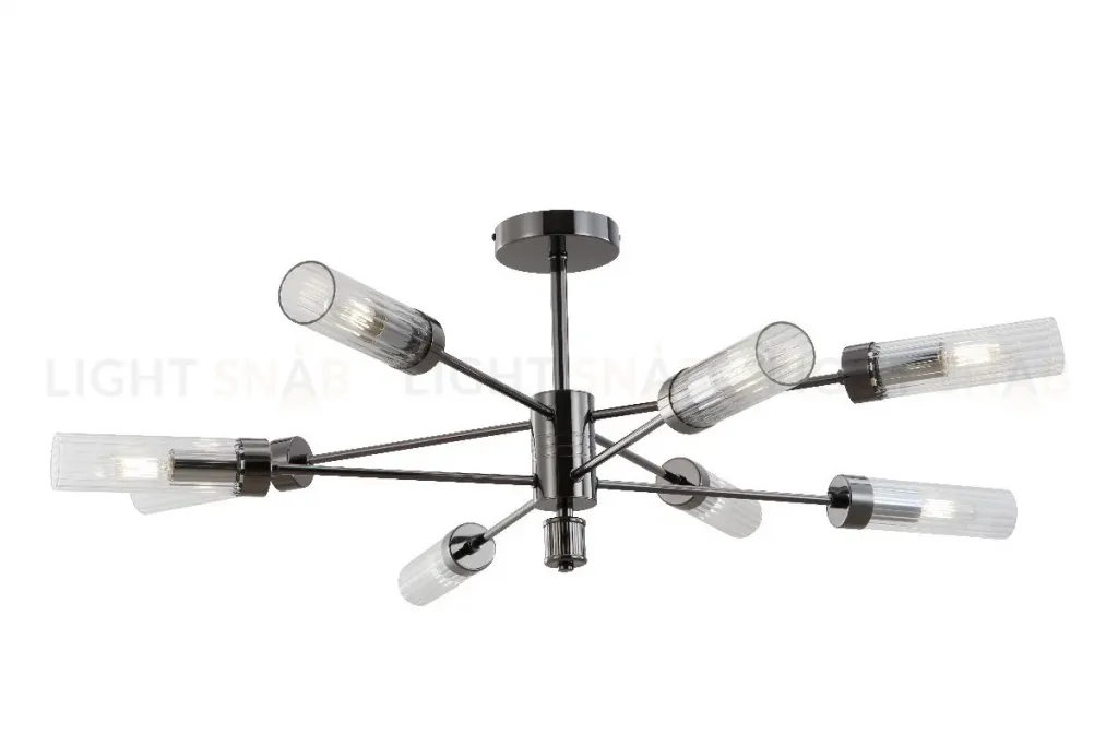 Люстра на штанге iLamp Evolution 15609-8 AN+CL 15609-8 AN+CL
