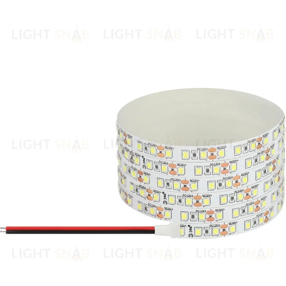 Светодиодная лента ЭРА 4,8W/m 120LED/m 2835SMD белый 5M LS2835-120LED-IP20-W-eco-5m Б0035595 Б0035595