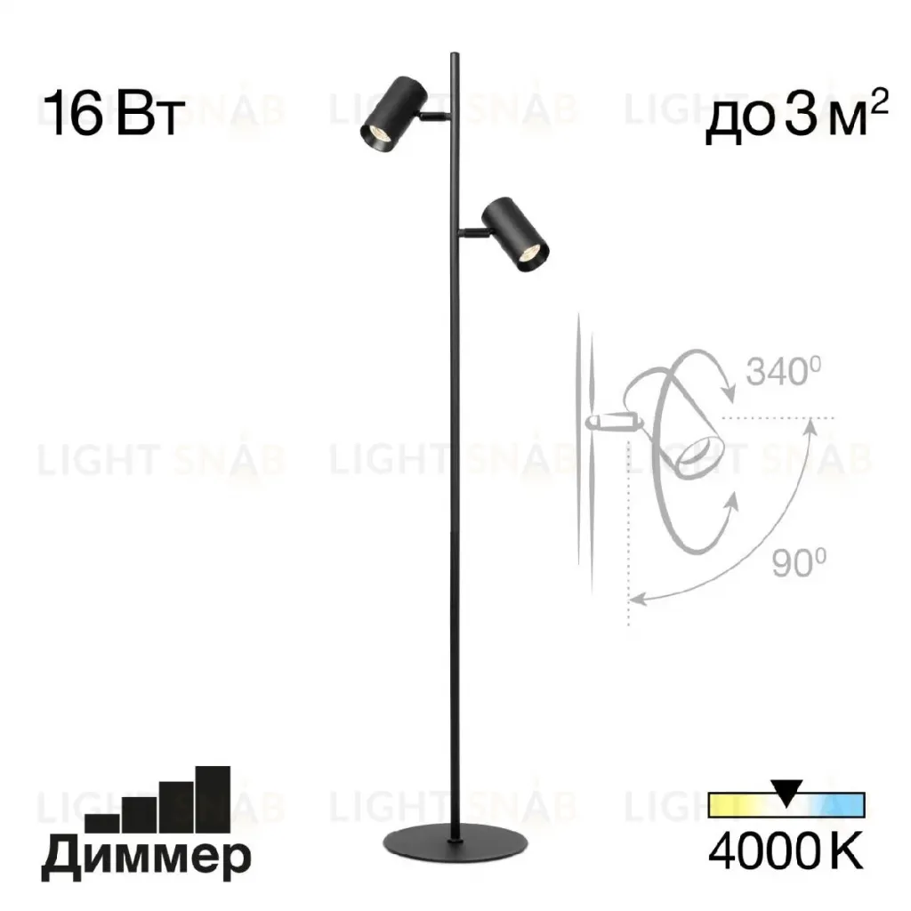Торшер Citilux Twin CL809011N CL809011N