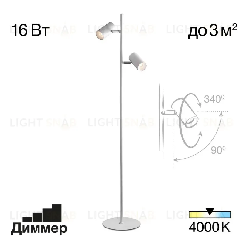 Торшер Citilux Twin CL809010N CL809010N