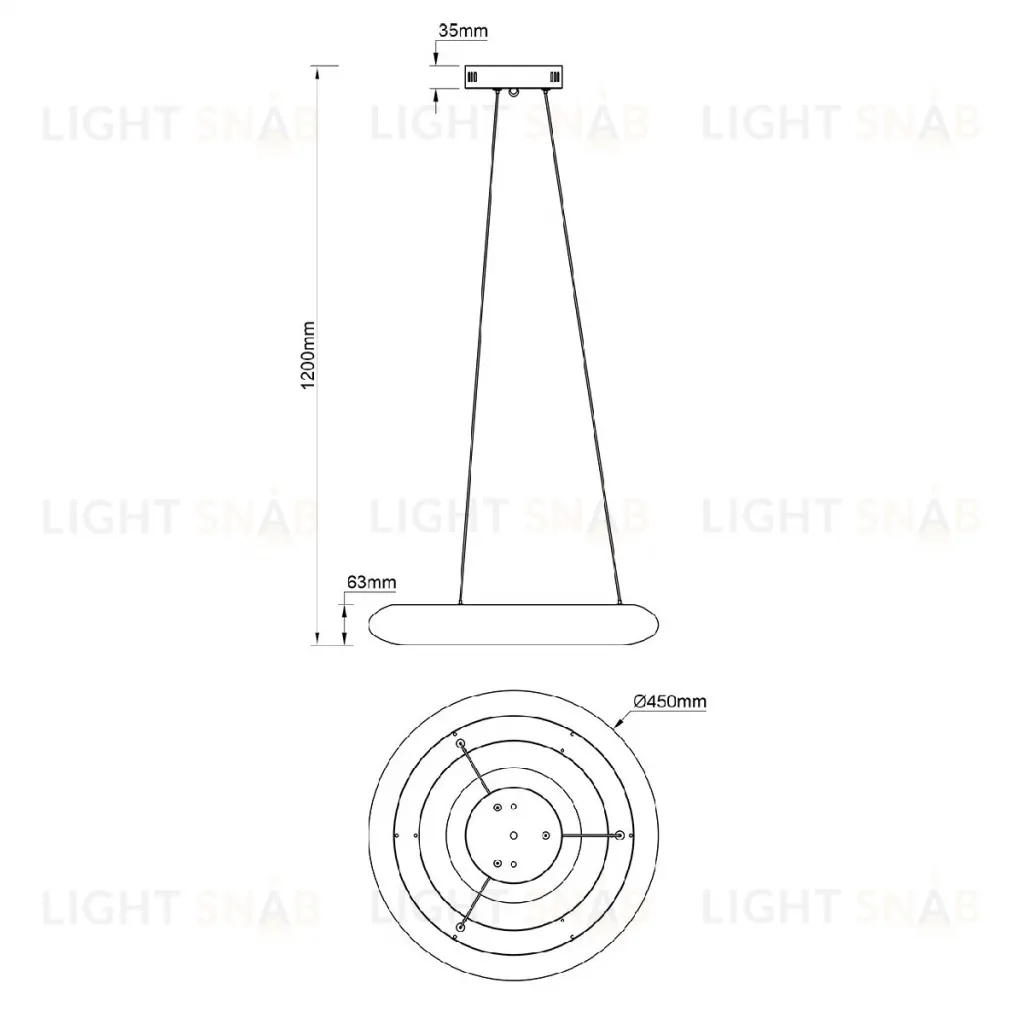 Подвесной светильник Escada Soft 10258/1LED 10258/1LED