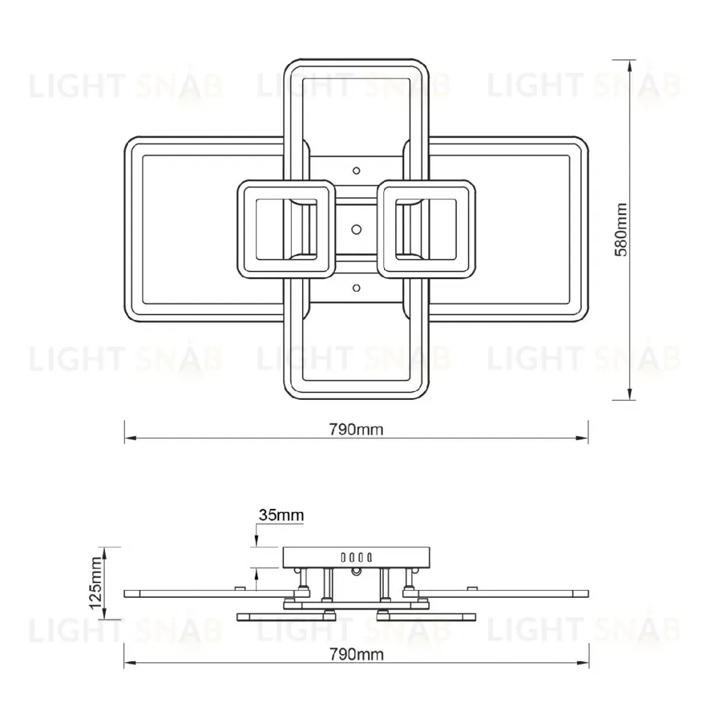 Потолочная люстра Escada Plain 10286/6LED 10286/6LED