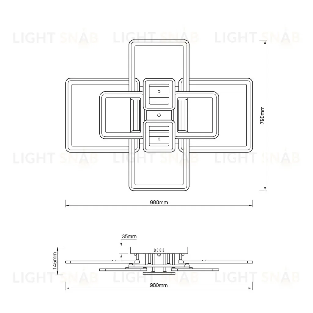 Потолочная люстра Escada Plain 10286/8LED 10286/8LED