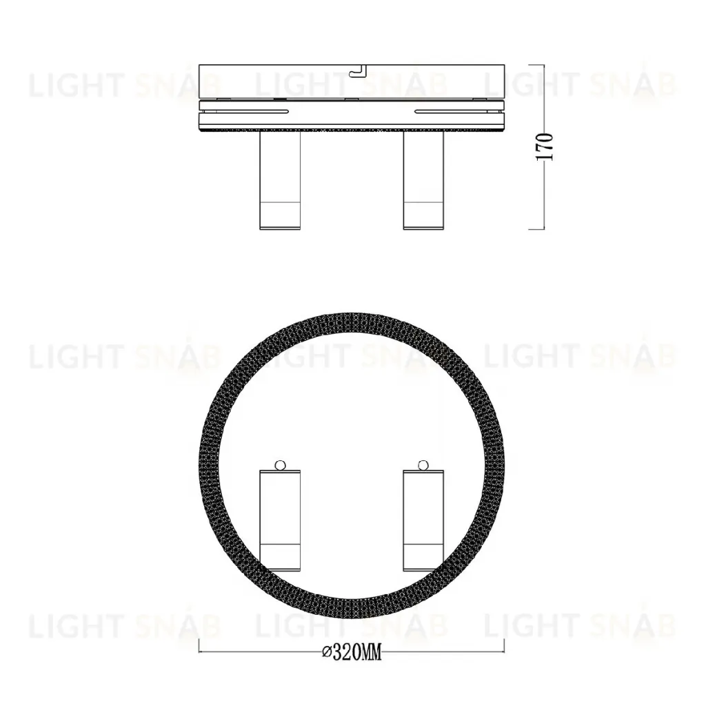 Потолочный светильник Escada 20044SMA/03LED WH 20044SMA/03LED WH