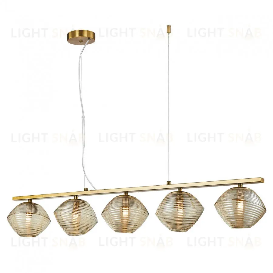 Подвесная люстра IMEX Oreon MD.9402-5-P-BR MD.9402-5-P-BR
