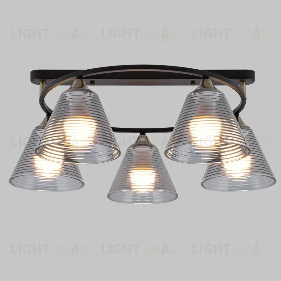 Потолочная люстра IMEX MD.5948-5-S-BK+AB MD.5948-5-S-BK+AB