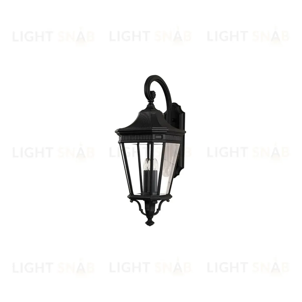 Уличный настенный светильник Feiss Cotswold lane FE-COTSLN2-L-BK FE-COTSLN2-L-BK