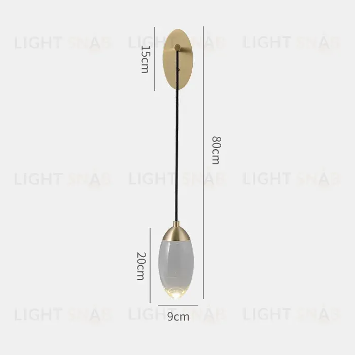 Бра DeLight Collection Celestial MT8847-1W brass MT8847-1W brass