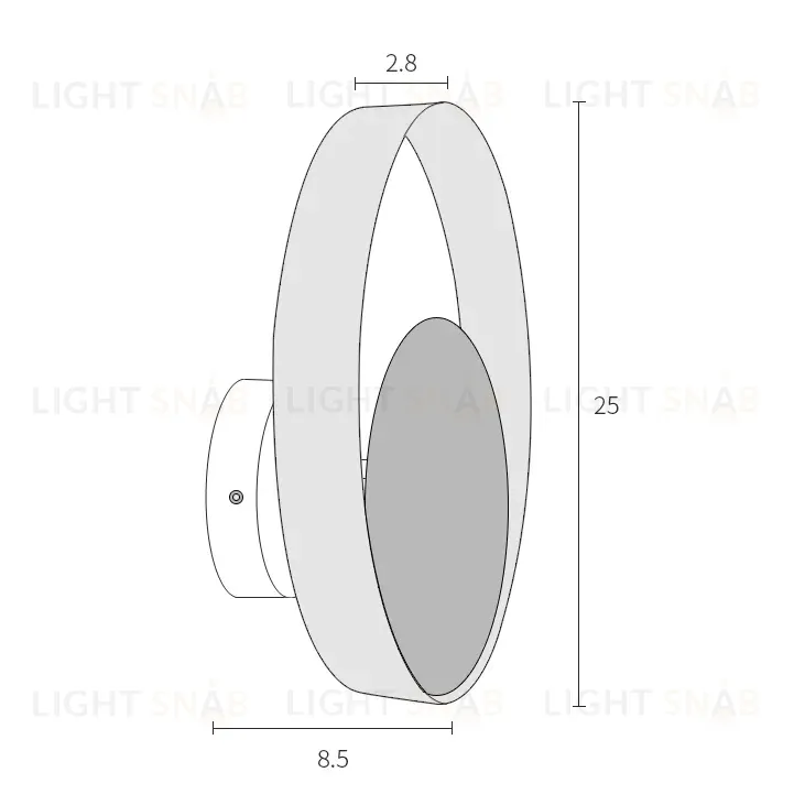 Настенный светильник DeLight Collection Wall lamp MT8829-D bronze/black MT8829-D bronze/black