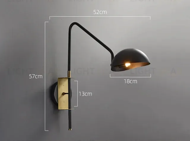 Бра DeLight Collection Wall lamp MT9049-1WB black/bronze MT9049-1WB black/bronze