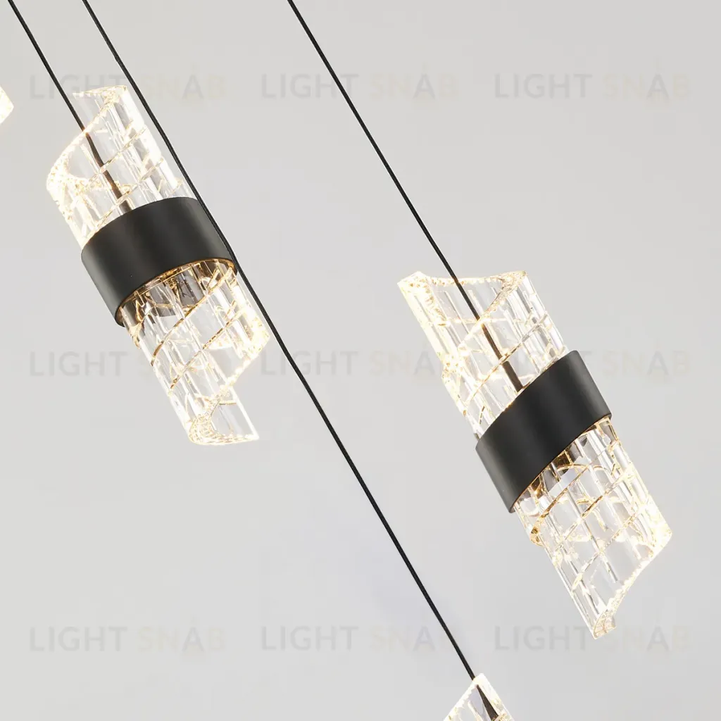 Каскадная люстра DeLight Collection MD23001022-5A matt black MD23001022-5A matt black