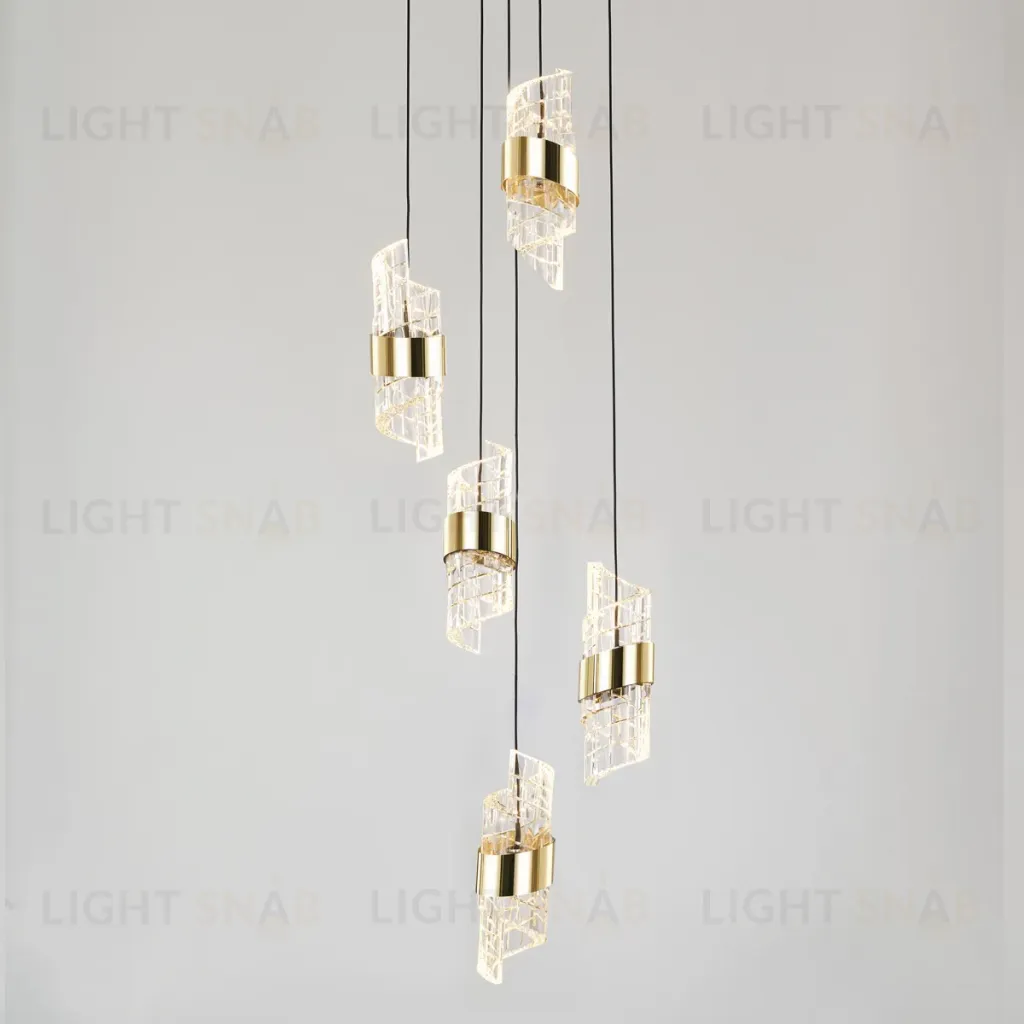 Каскадная люстра DeLight Collection MD23001022-5A gold MD23001022-5A gold