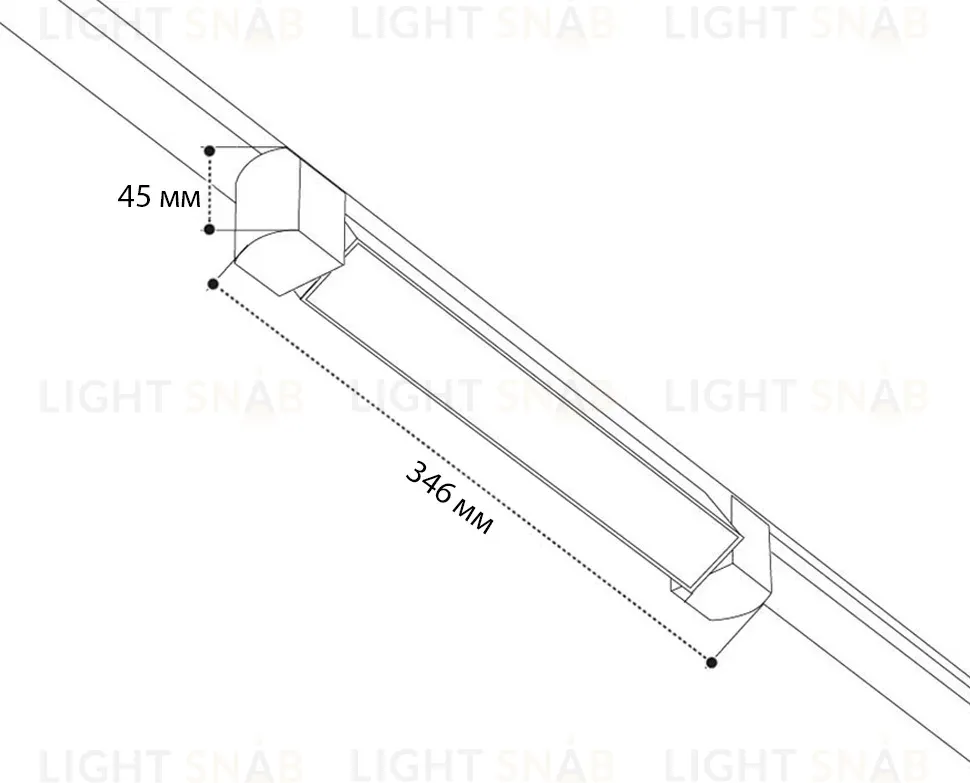 Трековый однофазный светильник Italline IT08-8029 white 4000K IT08-8029 white 4000K