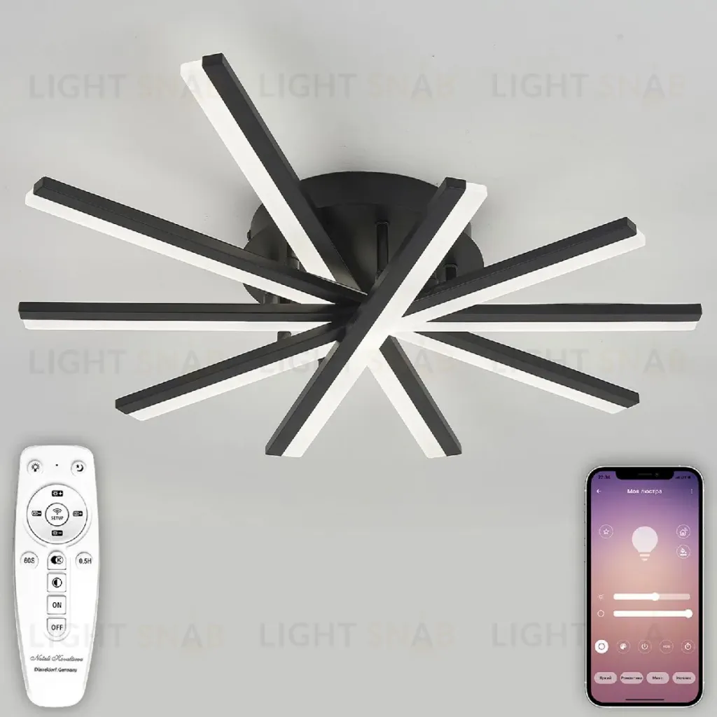 Потолочная люстра Natali Kovaltseva Line LED LAMPS 81174 LED LAMPS 81174