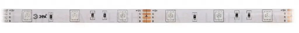 Светодиодная лента Эра 12В 5050 5,2Вт/м RGB 5м IP65 LS5050-30LED-IP65-RGB-5m C0043044 C0043044