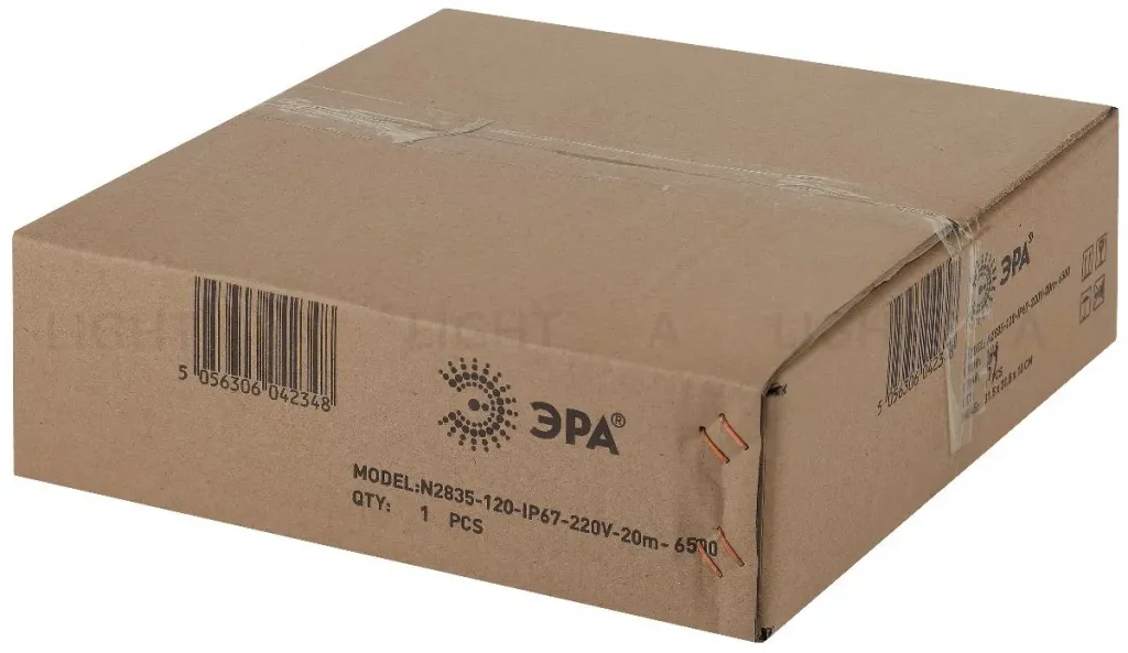 Светодиодная неоновая лента Эра 220В 2835 7Вт/м 6500К 20м IP67 N2835-120-IP67-220V-20m-6500 Б0043073 Б0043073