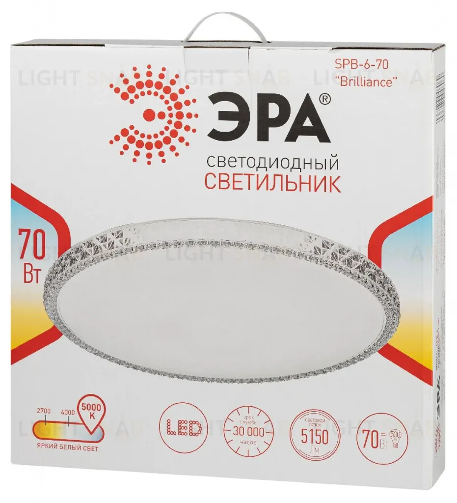 Потолочный светильник Эра SPB-6-70 Brilliance круглый Б0059510 Б0059510