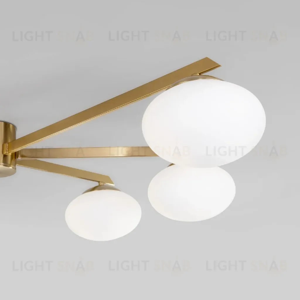Потолочная люстра Eurosvet Opaline 70220/6 латунь Smart a065766 70220/6 латунь Smart