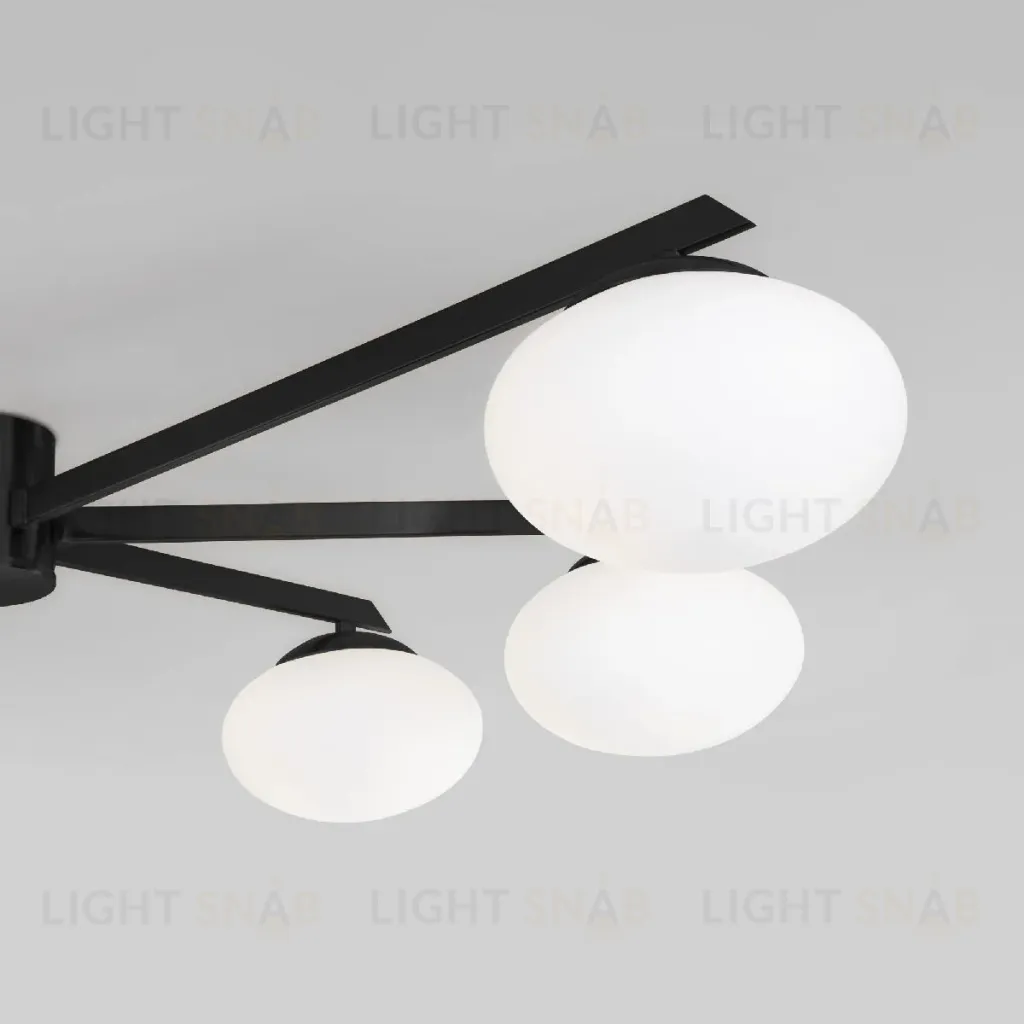Потолочная люстра Eurosvet Opaline 70220/6 черный a065765 70220/6 черный Smart
