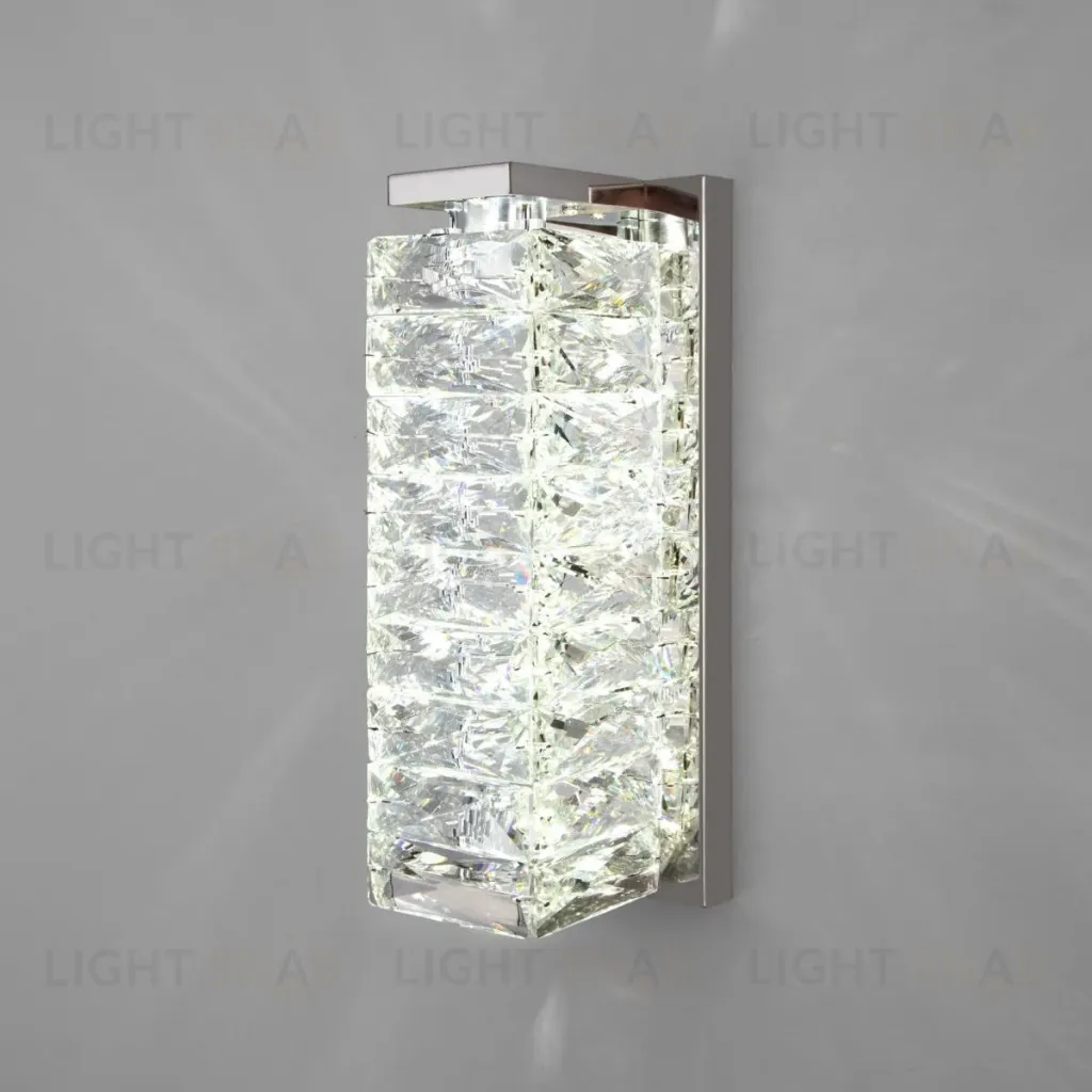 Настенный светильник Eurosvet Blitz 40259 LED хром/ прозрачный хрусталь Strotskis a065321 40259 LED хром/ прозрачный хрусталь Strotskis