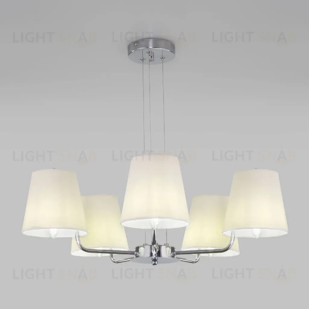 Подвесная люстра Eurosvet Amaretto 60155/5 хром a065002 60155/5 хром