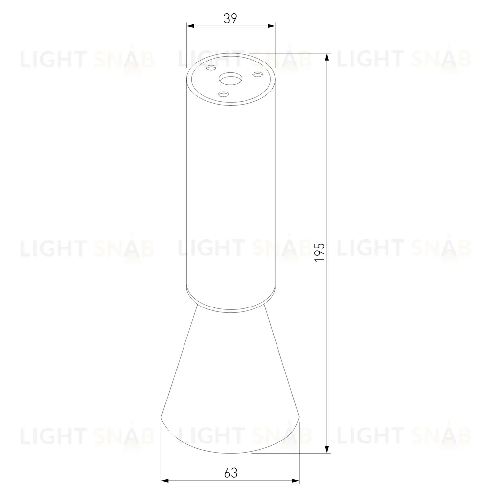 Накладной спот Elektrostandard Piks 4690389204470 25107/LED a066495 4690389204470